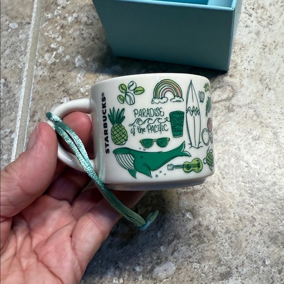 Starbucks Hawaii Been There Series Ornament Mug 2oz collectible ceramic mug. New - Picture 2 of 4